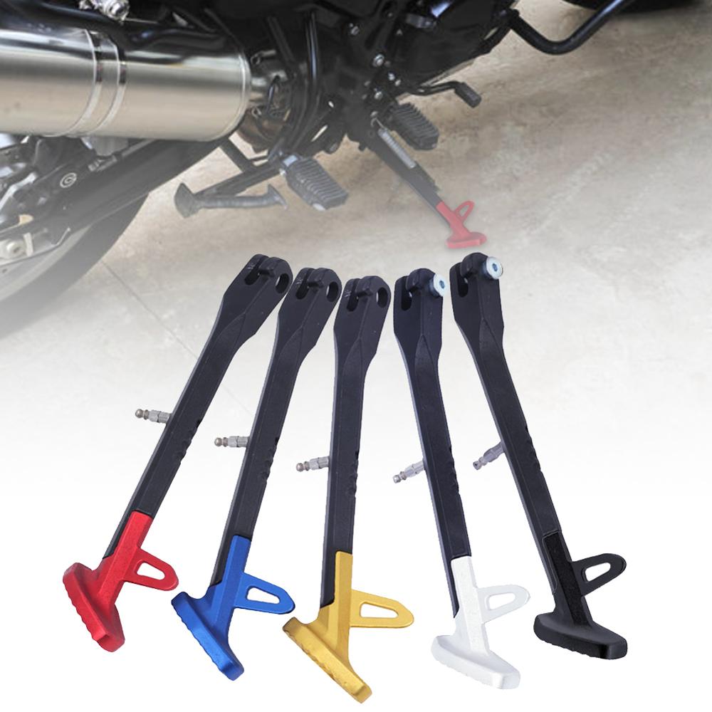1pcs Universal Motorcycle Side Stand Motorcycle Kickstand Adjustable for Electric Motorbike Parking Foot Side Support Stand