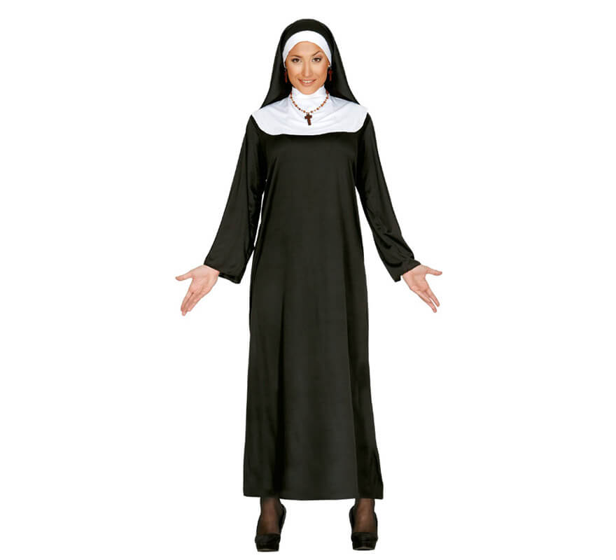 Disfraz barato de Monja mujer - Religiosos, Monjas y Curas - Disfraces para adultos