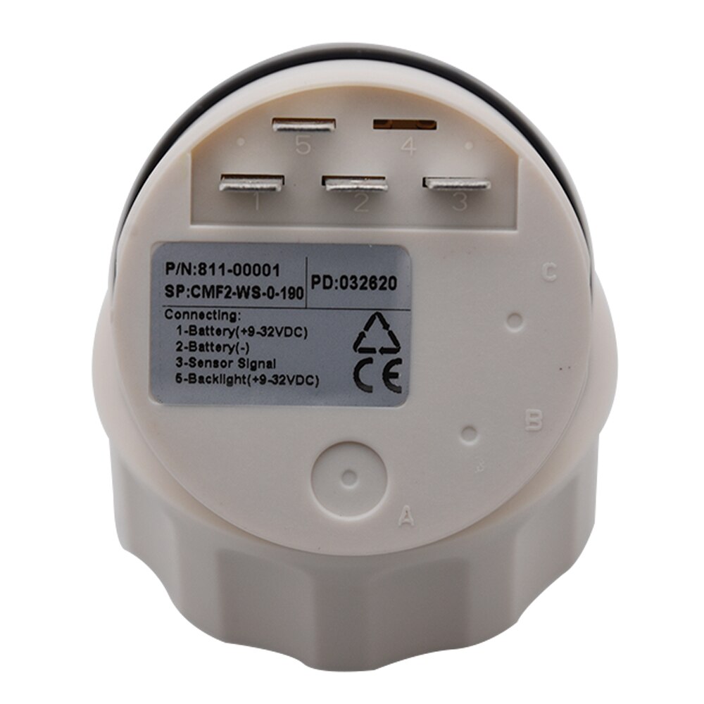 52mm Universal Pointer Fuel Oil Gauge 9-32V Electrical LED Display Fuel Level Gauge For Car Boat Truck RV Camper Instruments