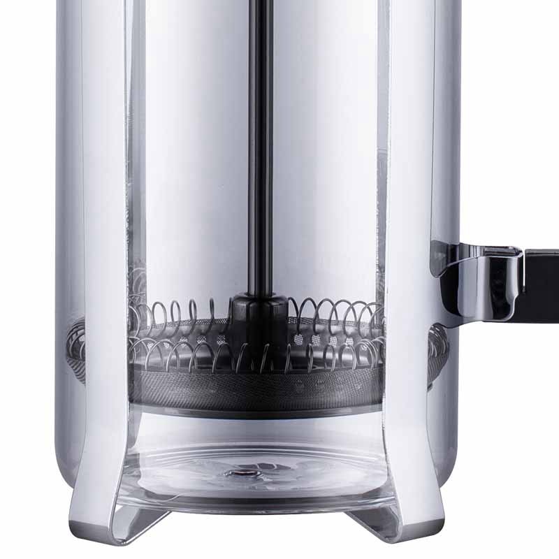French Press Coffee/ Tea Brewer Coffee Pot Coffee Maker Kettle 1000ML Stainless Steel Gl for Coffee Drinkware