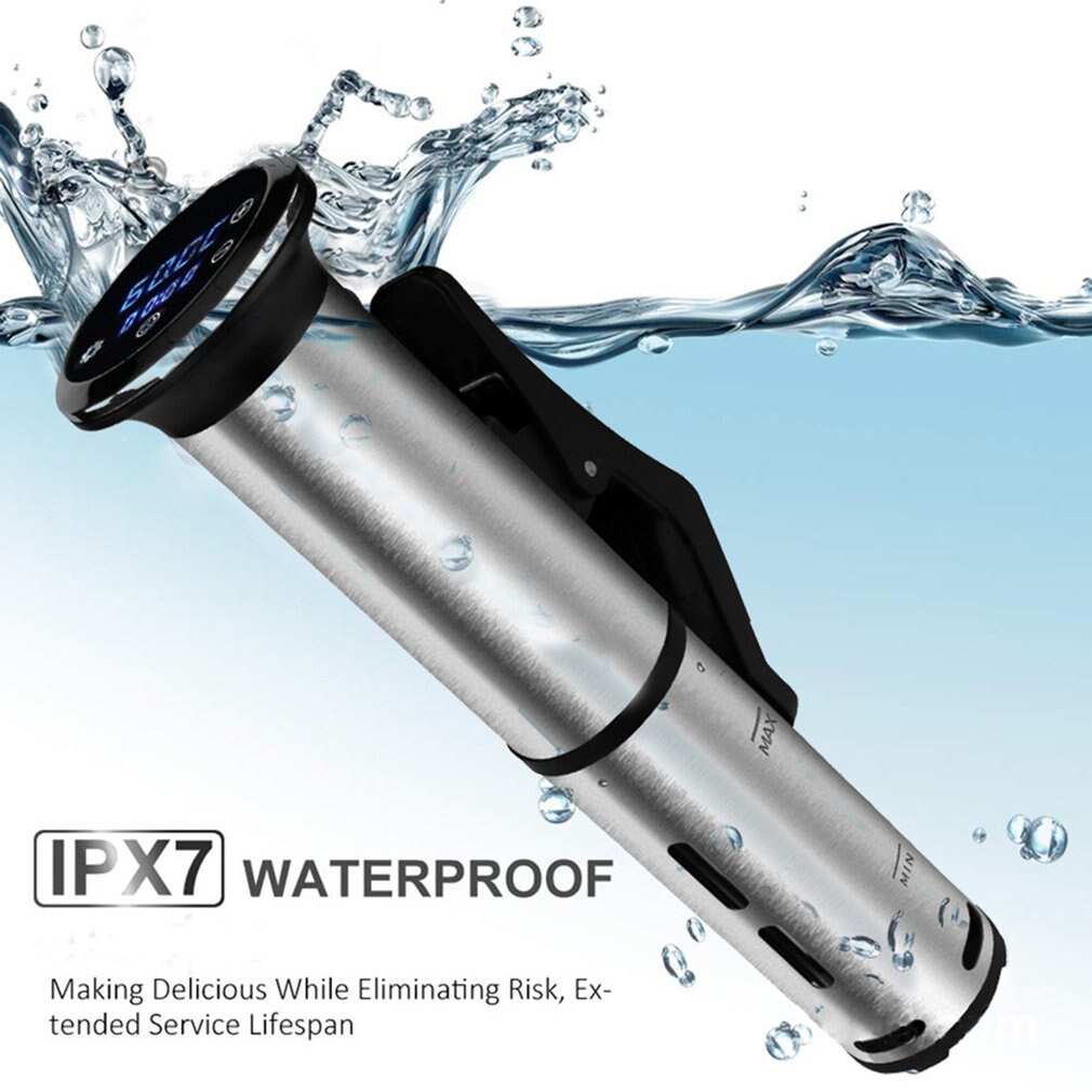 Vacuum Slow Sous Vide Food Cooker Stainless Steel IPX7 Waterproof Digital Accurate Immersion Circulator Machine