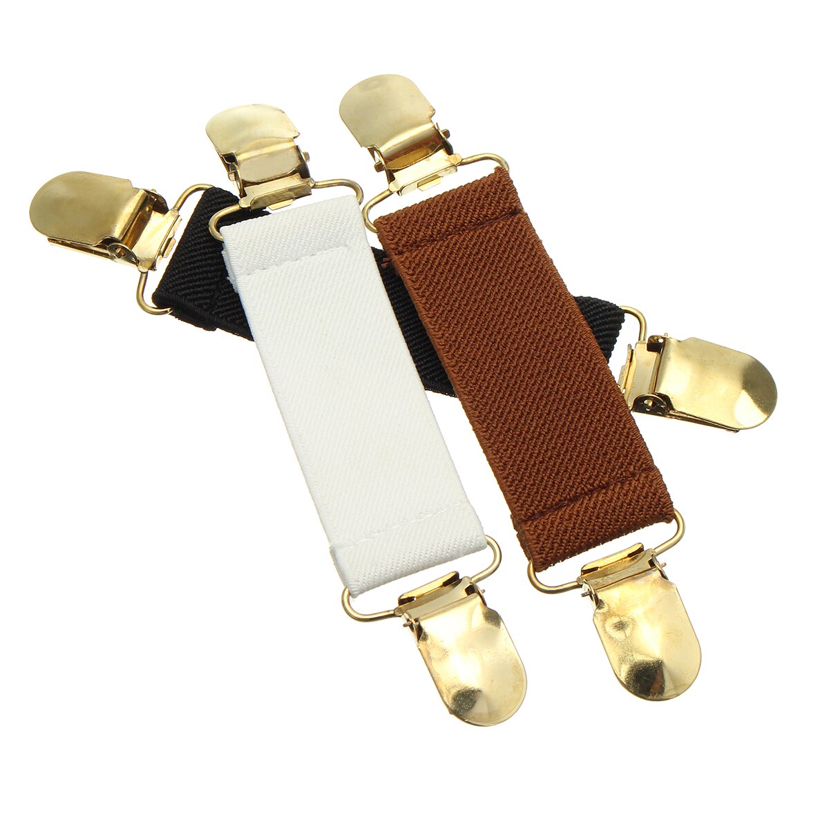 3 stks Metalen Jurk Broek Clip Kledingstuk Tailleband Extender Kleding Accessoire Multifunctionele voor Vast Laken Sofa 135mm * 25mm