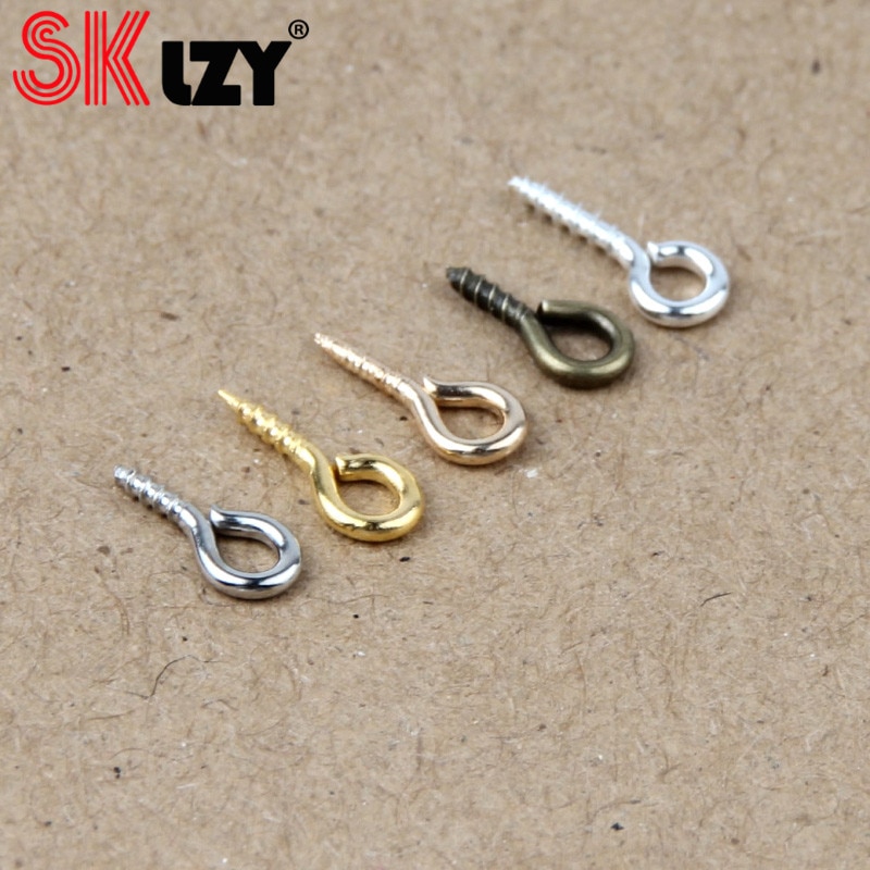 Stks Partij Goud Zilver Kleine Tiny Mini Eye Pins Eyepins Haken