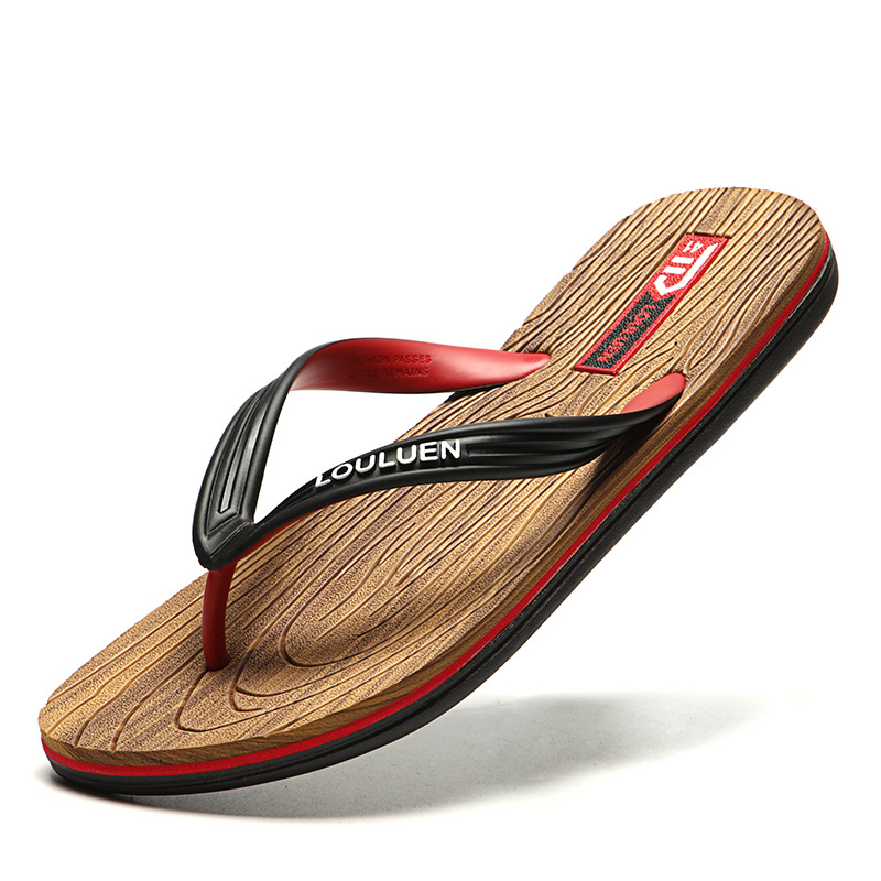 Infradito di marca di alta qualità uomo estate pantofole da spiaggia moda uomo conciso comodo Casual uomo infradito spiaggia all'aperto: As picture 03 / 42