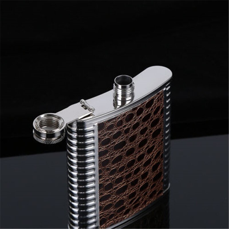 6-9oz Amazing Hip Flasks Plain Glitter Various Colour Whisky Hip Flasks