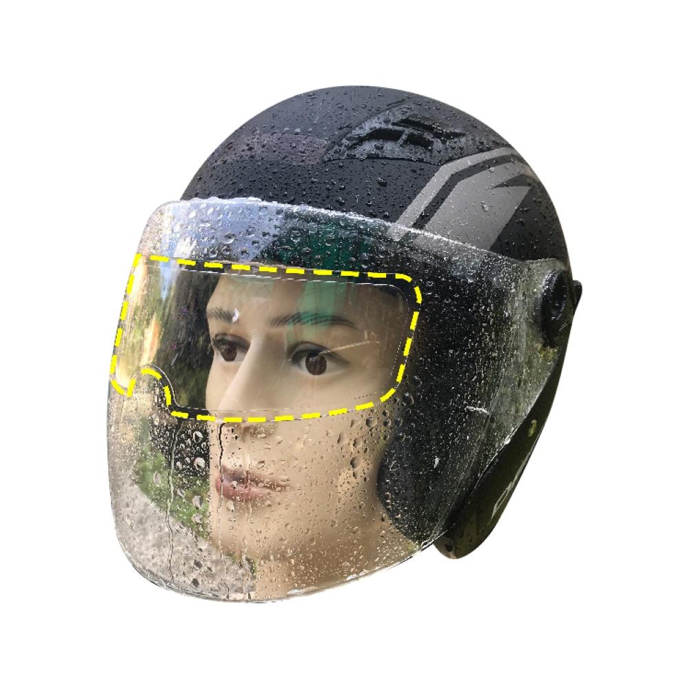 Universal Motorcycle Motorbike Helmet Visor Lens Anti-Fog Clear Film Sticker High Clear Anti-Fog Motorcycle Helmet Visor Film
