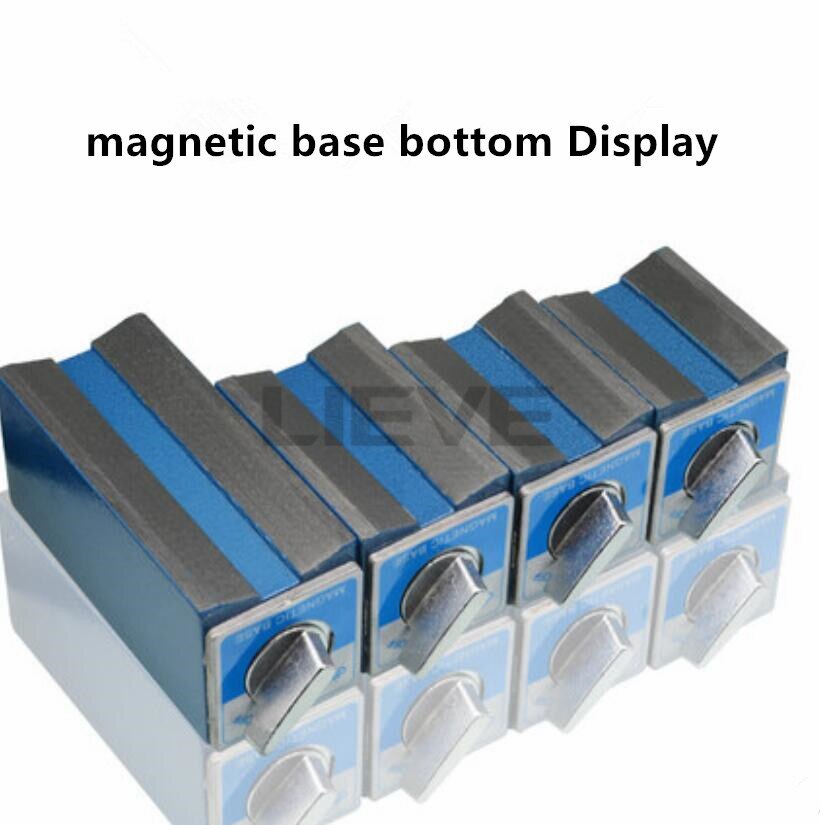 Skift magnetisk bordbase 6t 8t 10t 12t v type magt magnetisk base skiveindikator stativ basismagnet sæde bordtrådskæring