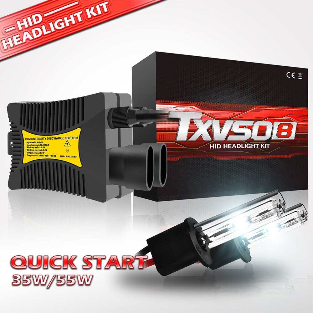 TXVSO8 H3 Hid Kit Xenon Lampen 55W 6000K Auto Koplamp 8000LM 4300K 12000K Auto Licht Voor koplampen Voor Motorfietsen キセノンライ