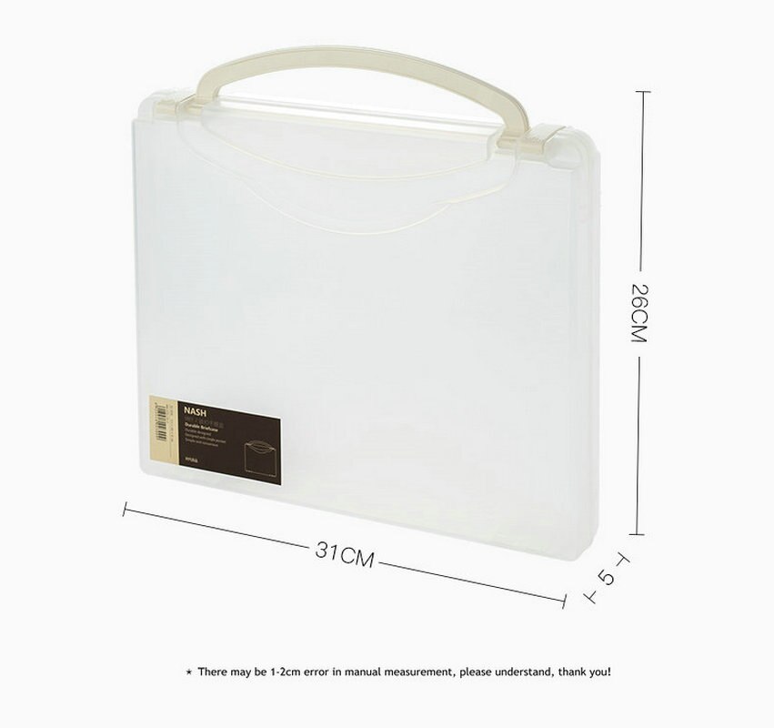 Portable Document Case A4 Paper Organizer Document File Storage Waterproof Case For Documents