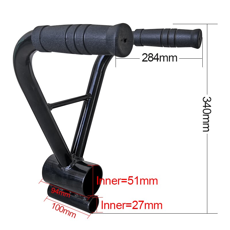 Fitness Gym Home Barbell T-Bar V-Bar Core Strength Trainer Barbell Attachment Deadlift Squat Workout Handle Rowing Bar Rod: 3