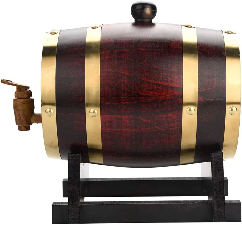 3l trætønder vintage egetræ ølbrygning værktøjer tap dispenser til romkande whisky vin bar værktøjer hjemme whisky tønde karaffel
