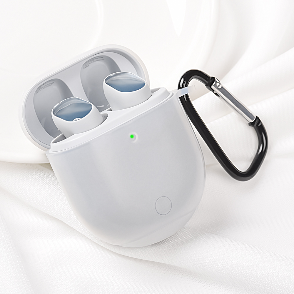 Funda para Xiaomi Redmi Buds 3 Pro 3Pro Funda de silicona suave para Redmi Buds3 Pro Funda con gancho Auriculares inalámbricos Funda Coque: Azul oscuro