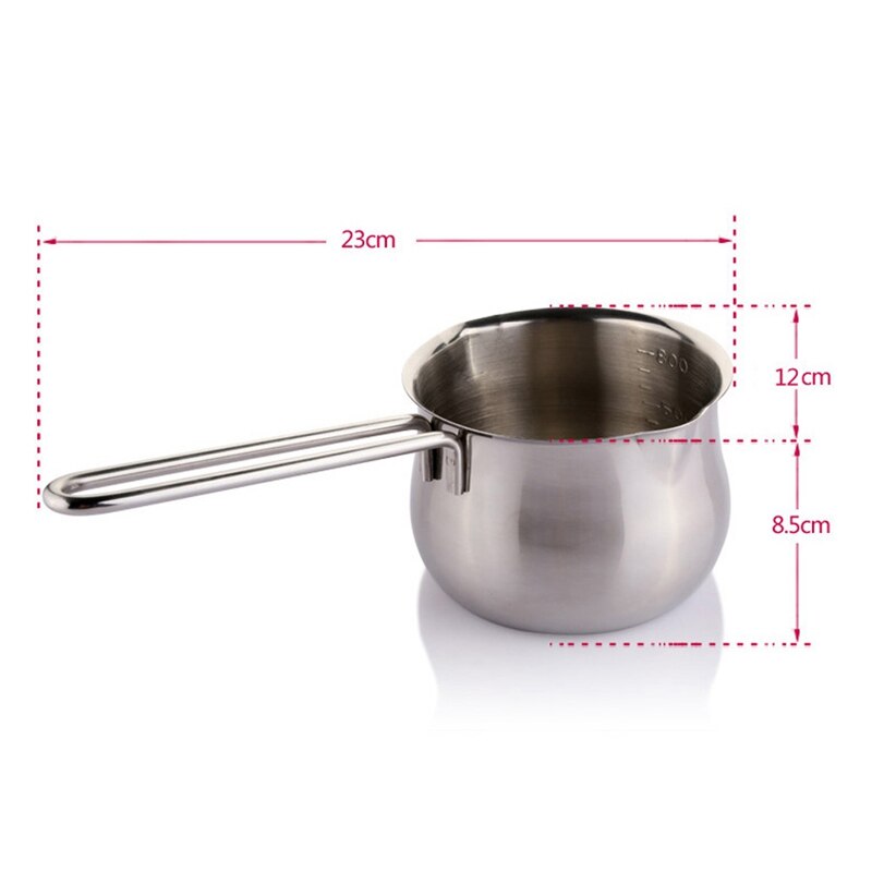 Nourriture Pour bébé casserole antiadhésive Pot de lait beurre chocolat fondu chauffage Pot plus casserole petite casserole fromage Pot avec bec verseur