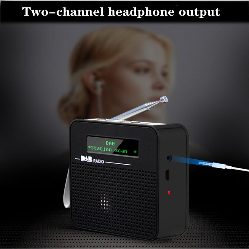 LCD Screen Display DAB+FM Digital Radio, Bluetooth 5.0, Alarm Clock Setting, Automatic Memory Radio Station, Timer Shutdown