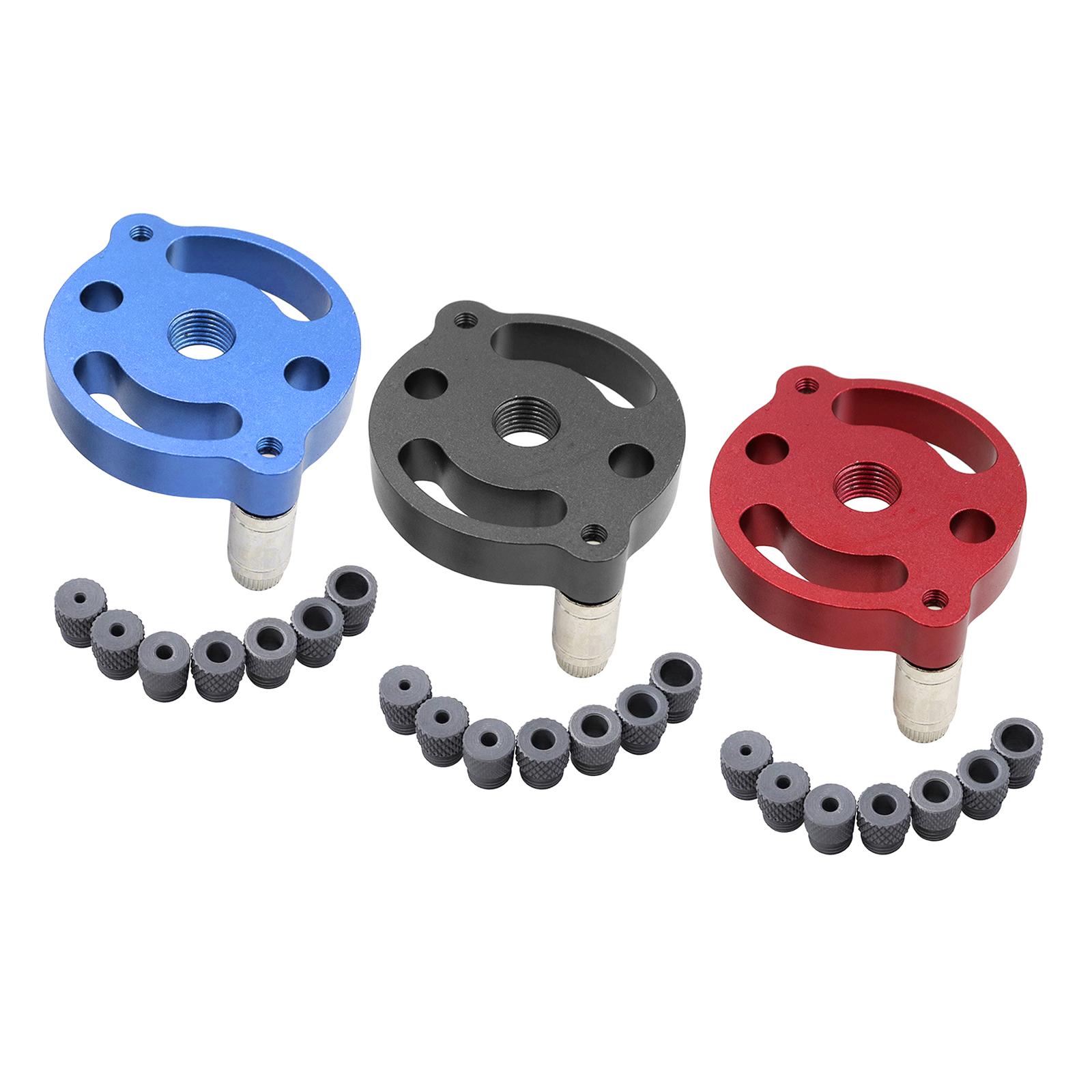 Verticale Zelfcentrerende Deuvel Jig Kit 2/3/4/5/6/8/10Mm verticale Perforator Boor Bussen Pocket Locator Voor Houtbewerking Beuken