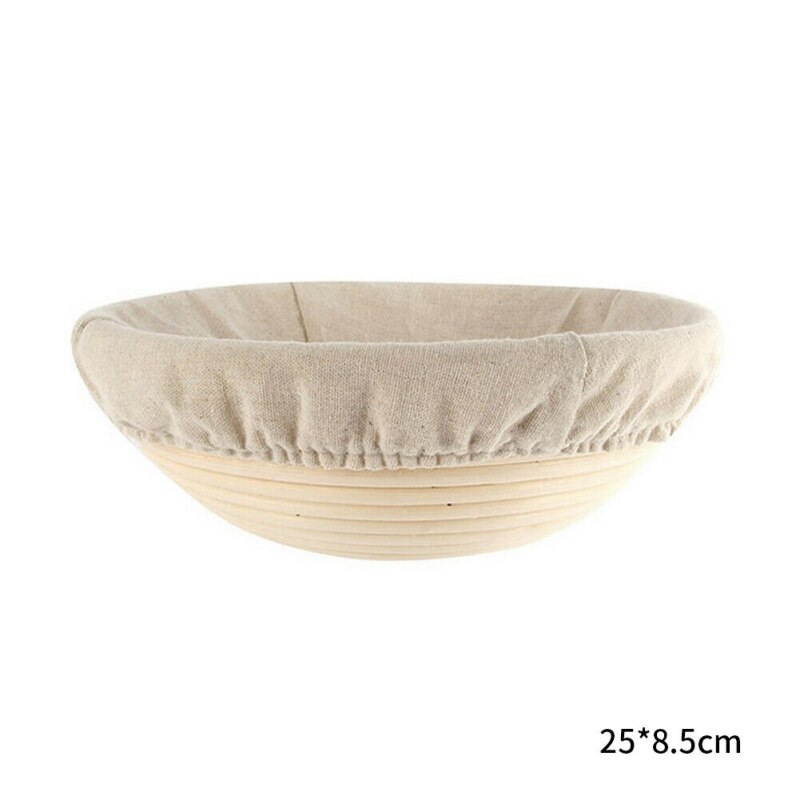 Various Shapes Fermentation Rattan Basket Bread Baguette Dough Baskets Baking Dough Basket Baking Storage Basket: 25x8.5