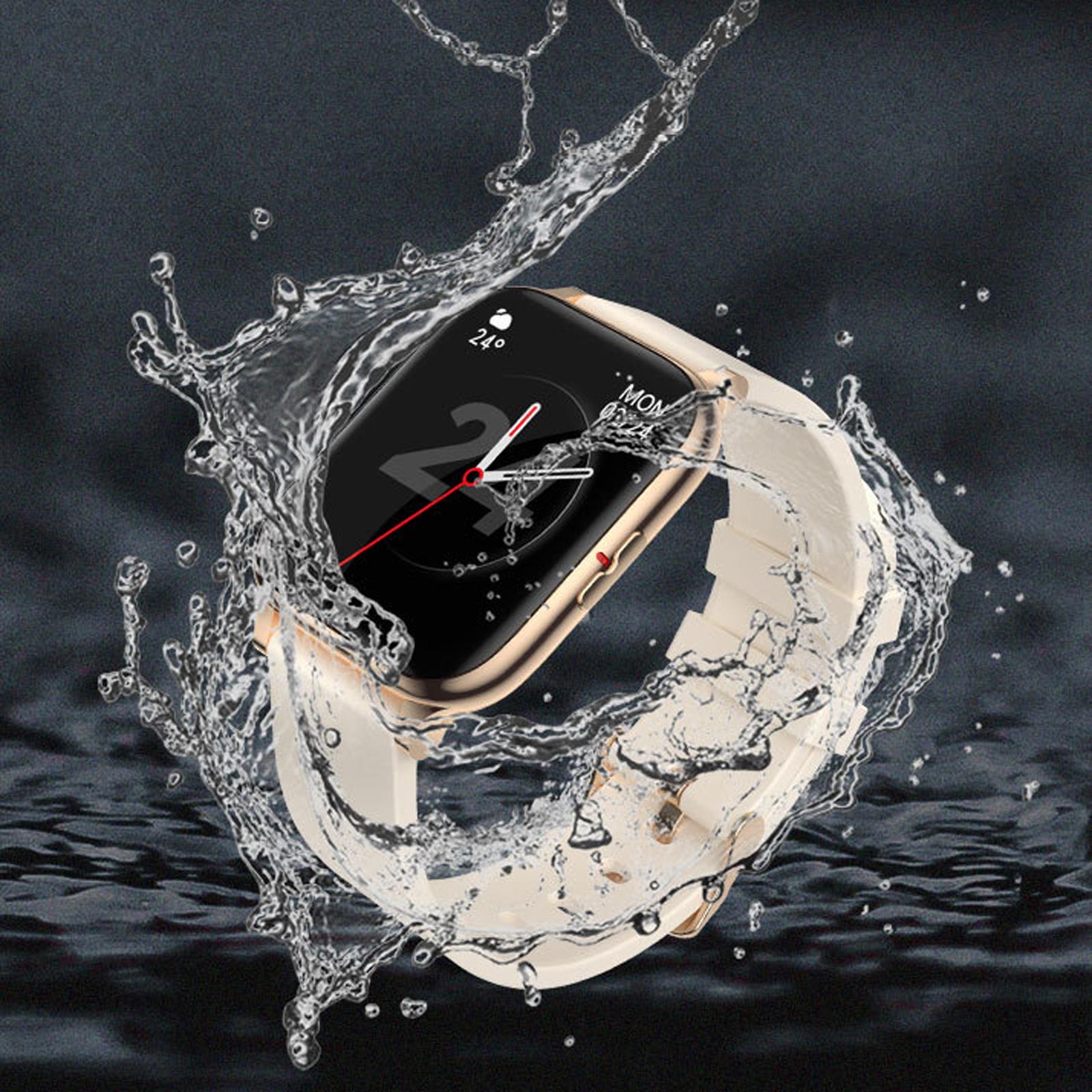 1.75' Smart Watch Adult Waterproof Bluetooth Smartwatch Sports Watch Health Tracker Thinner &amp; Larger Wrist Band for IOS Android