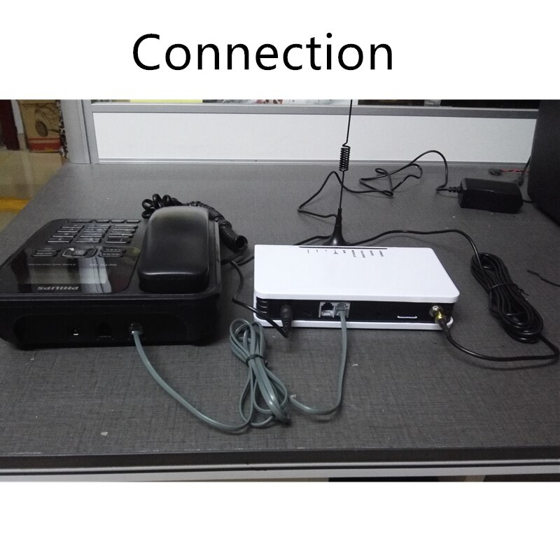 Gsm Fixed Wireless Terminal Connect Desktop Phones or Telephone Line PSTN Alarm System by insert Sim Card to Make Call