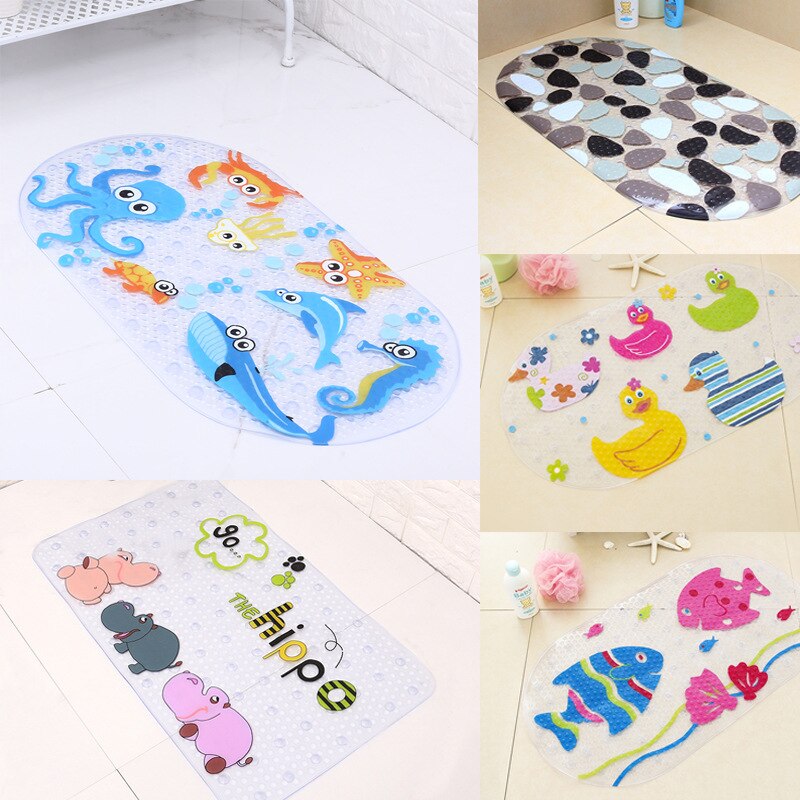 Antislip baby bad speelmat peuter speelgoed antibacterieel bad douche cartoon mat duurzaam schimmelbestendig 27 x 15 inch