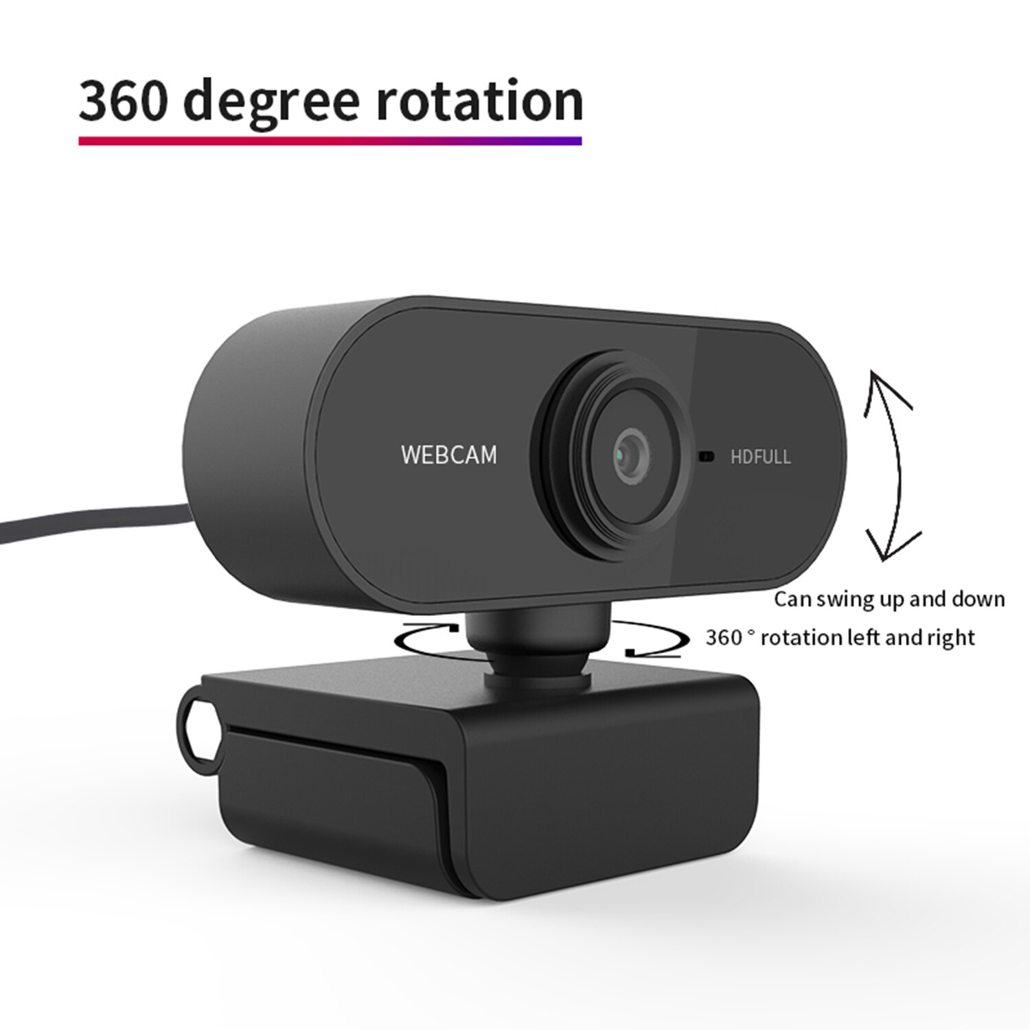 Full HD USB 2.0 Webcam 1080P Web Camera Built-in Stereo Microphone 1920 x 1080p USB Computer Webcam For PC Laptop