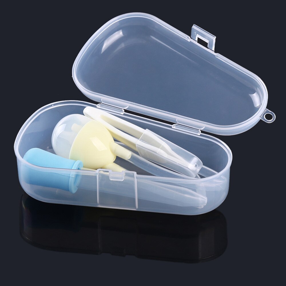 3pcs/Set Baby Nasal Aspirator Safety Newborn Vacuum Nasal Cleaner Snot Sucker Set Infants Ear Washing Accessories Baby Care