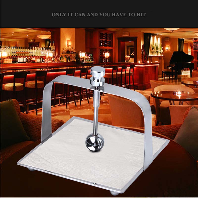 Rustfritt stål vev-boks hotell restaurant bar disk papirholder servietter oppbevaringsbokser hjem arrangør dekorasjon vev-boks
