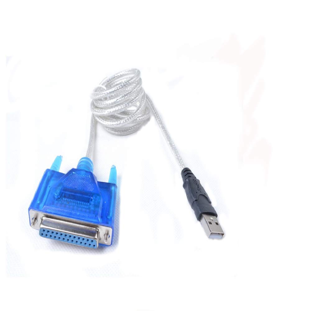 USB 2.0 auf 25-poliges DB25-Buchsenkabel mit parallelem Anschluss IEEE 1284 12 Mbit/s Paralleldrucker-Adapterkabel für Computer PC Laptop