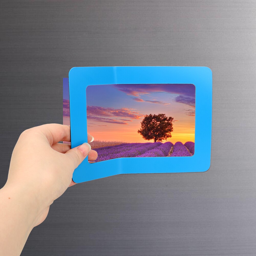 Magnetiske billedrammer 11.8*16 cm magnetisk fotoramme ramme til maleri billedplakat hjem dekorationer køleskab klistermærke