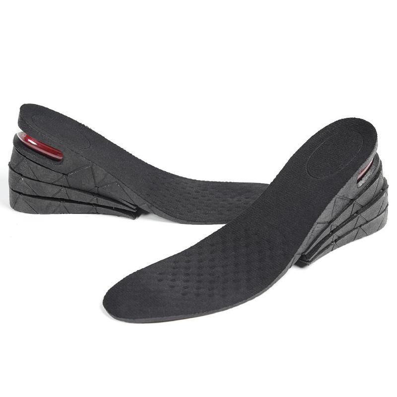 1 paire TPR unisexe hauteur augmentation semelle rehaussement coussin coupe réglable femmes hommes ascenseur chaussure talon Insert Pad: 	90mm
