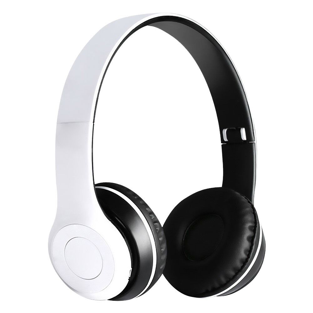 P47 Draadloze over-ear headset Ruisonderdrukkende Bluetooth-compatibele 5.0 Game Headset-kaart Mp3-speler Ingebouwde microfoon voor smartphone: WHITE