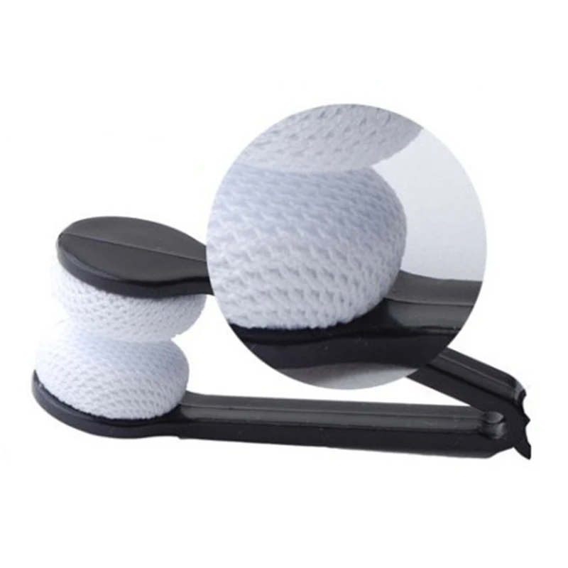 Outils de nettoyage de lunettes, Mini nettoyeur de lunettes multifonctionnel Portable, brosse à lunettes double face, nettoyeur de lunettes en microfibre