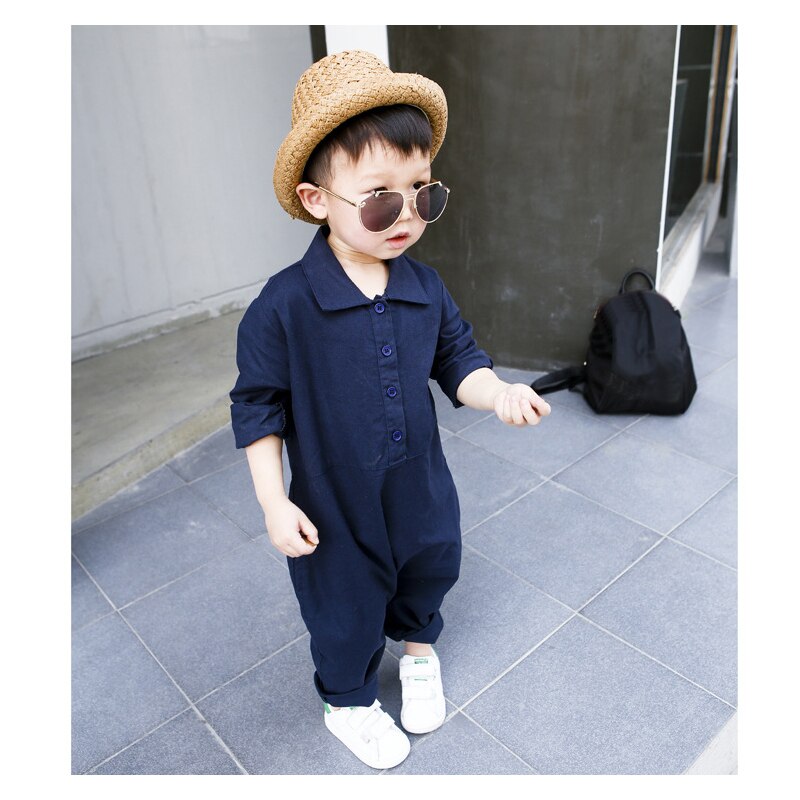 Neue sommer jungen insgesamt strampler alter für 1-6 jahre kleine jungen overalls hosen baby jungen schule stil kinder kleidung: blue / 2T