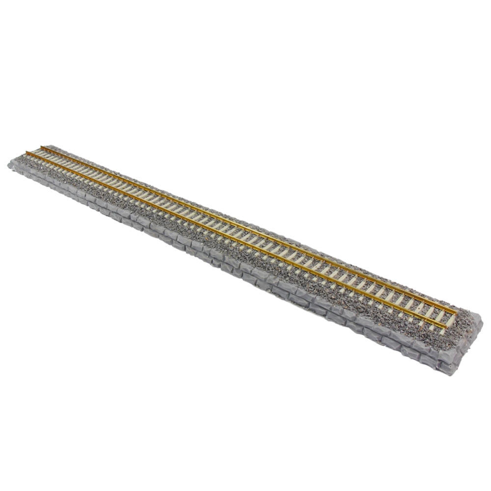 1 pc 1: 87 modèle de Train 48 cm voie ferrée métal ciment-dormeur voie ferrée HO échelle modèle accessoires HP19HO48