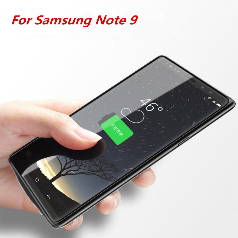 Voor samsung galaxy note 8 batterij case 5000 mah powerbank oplader voor samsung note 8 note 9 batterij case note 9