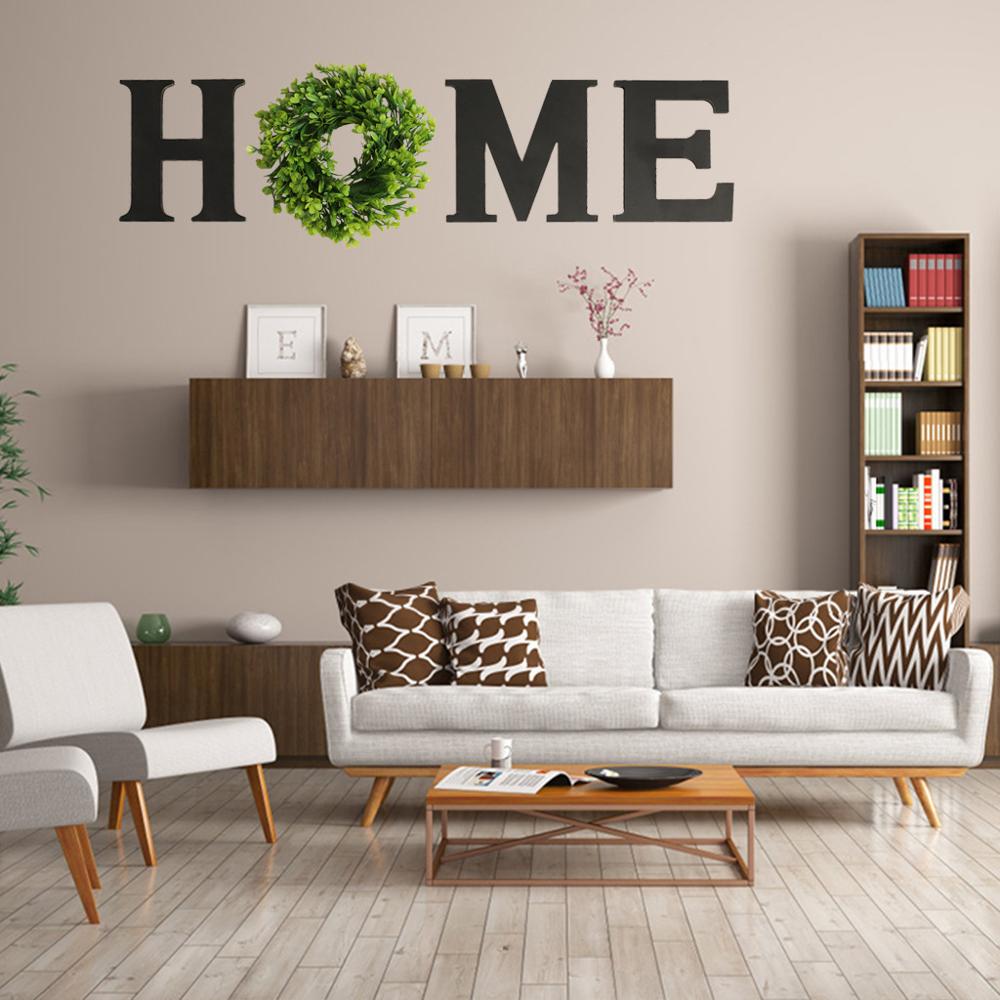 Wooden Letters&quot;Home&quot; for Crafts, DIY Unfinished Blank Wooden Alphabet Letters for Home Sign and Wall Decoration