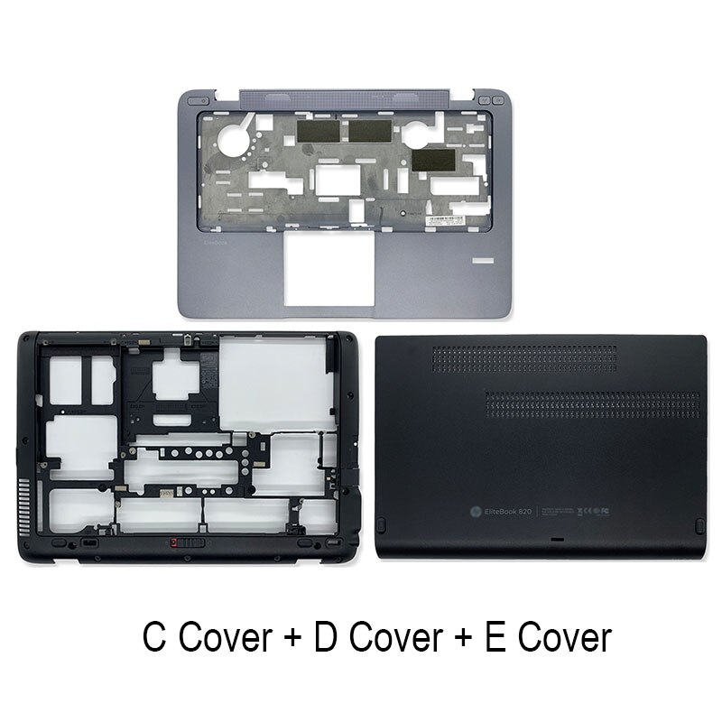 Nieuw Voor Hp Elitebook 820 G2 G1 Laptop Voorkant Palmrest Bottom Base Deur Cover RJ45 Hdd Scharnier Cover 781836-001 6070B0770902