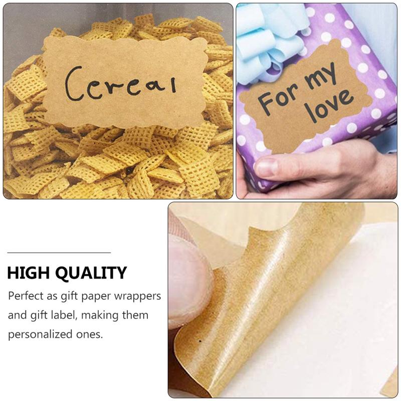 2 Rolls Stickers Unique Practical Sealing Decal Label Sticker for Decor