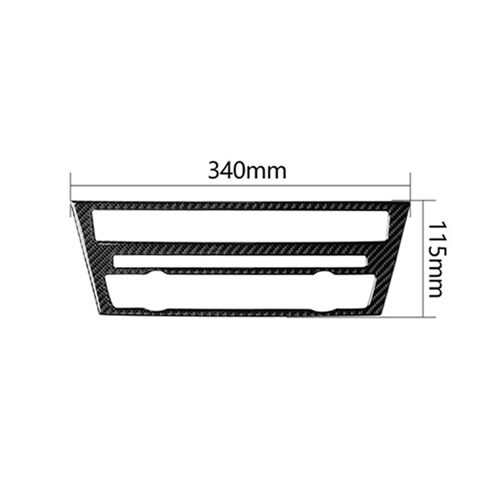 Car CD Control Panel Frame Decorative Sticker Decal for BMW F07 5GT 535i 10-16 Car Accessories Interior