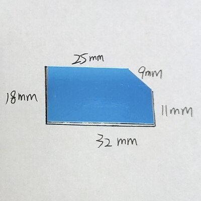 For Optoma EP739 Projector / Reflector Mirror: Orange
