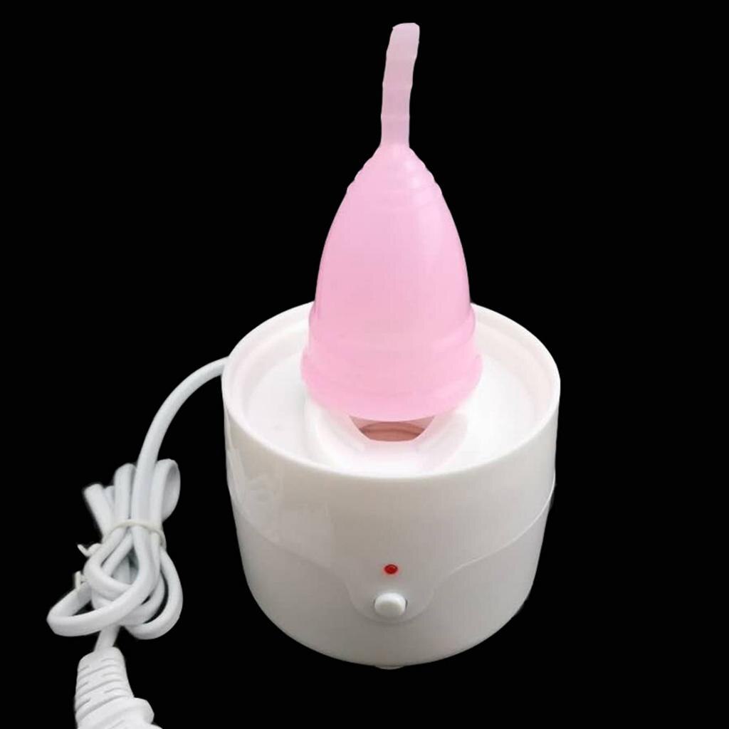 Menstrual Cup Steamer Sterilizer Cleaner,Menstrual Cup Cleaner for All Menstruation Cups, One Button Control