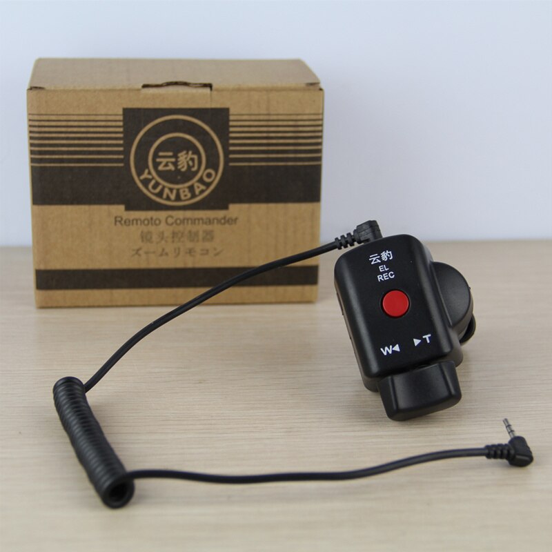 Controle remoto zoom controle remoto para sony, canon com lanc ou acc jack