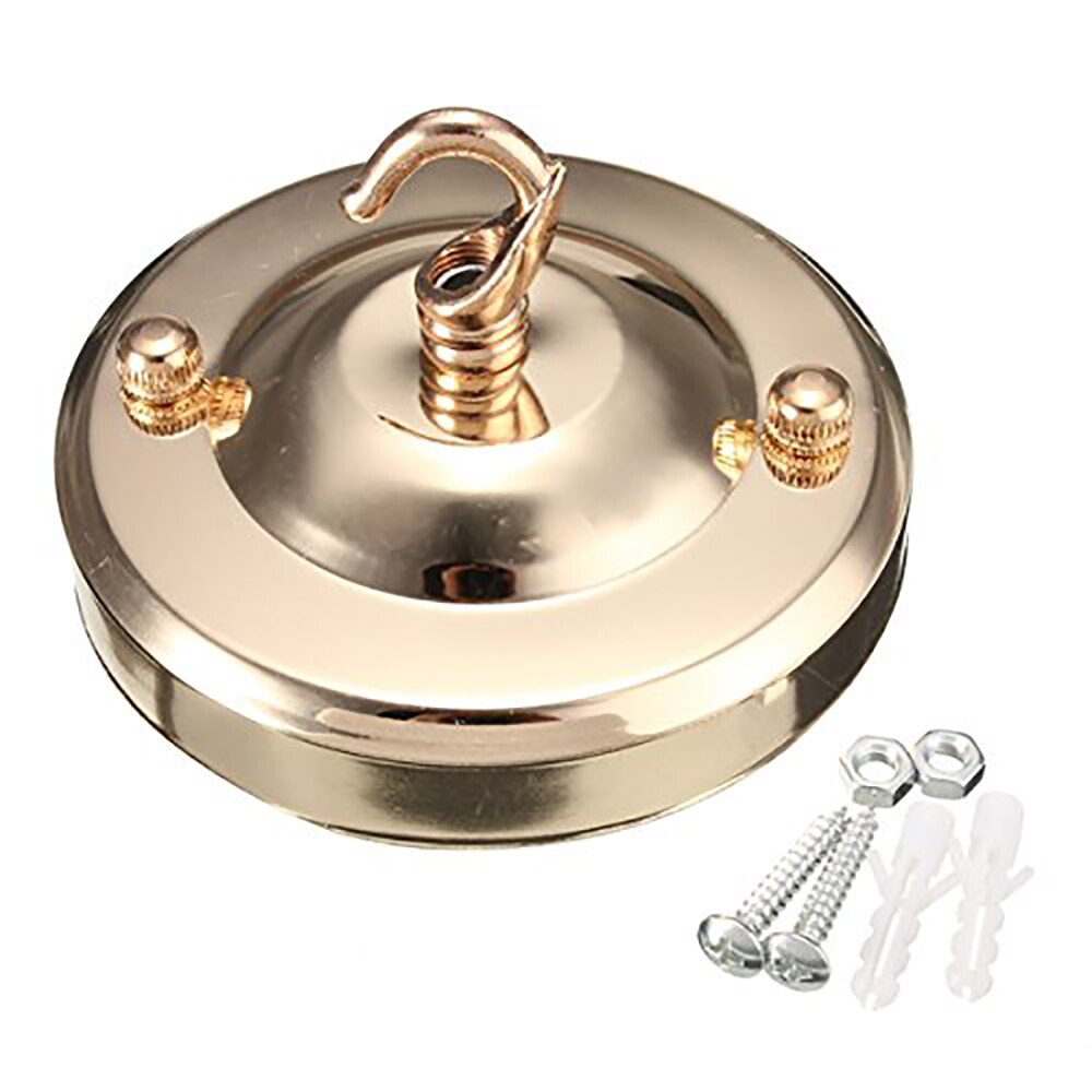 Vintage Industrial Ceiling Rose Plate - Metal Ceiling Light Fitting For E27 Pendant