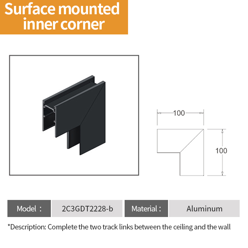 Magnetische schiene zur oberflächenmontage, 1.5m- teiliges zubehör für hängende LED-streifen, eckverbinder , 48v netzteile: Dunkelrot