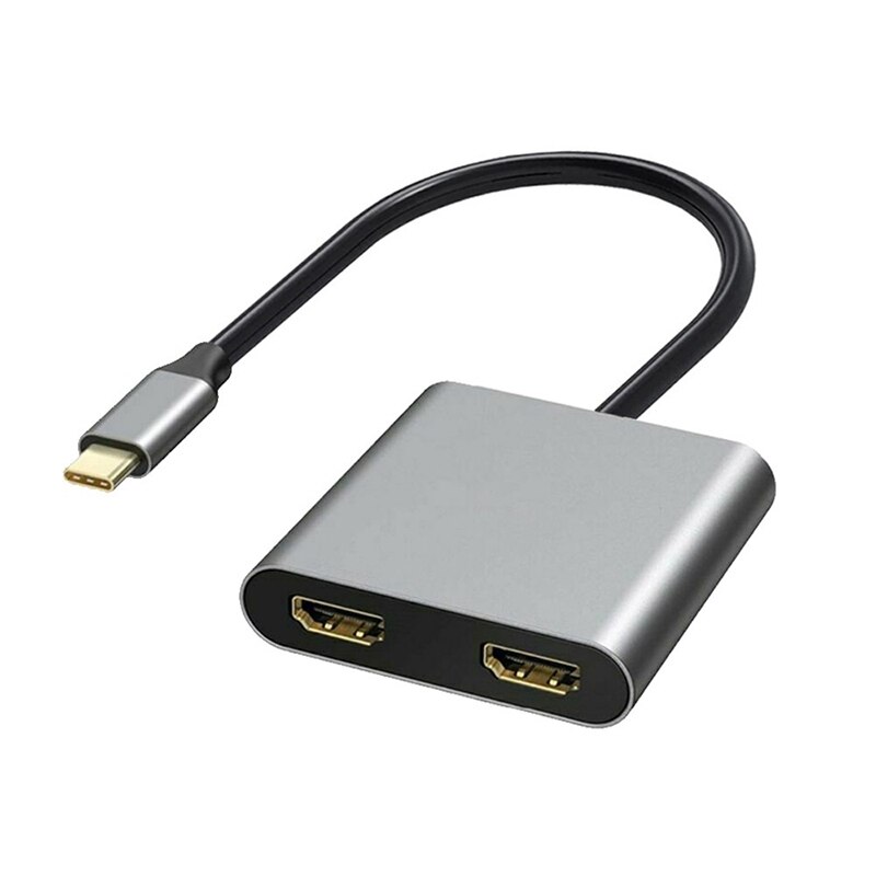 Expansion Dock Type C to Dual HDMI Adapter Hub USB3.0 Pd Converter Simultaneous Display Dual Screen USB Hub Dual Screen