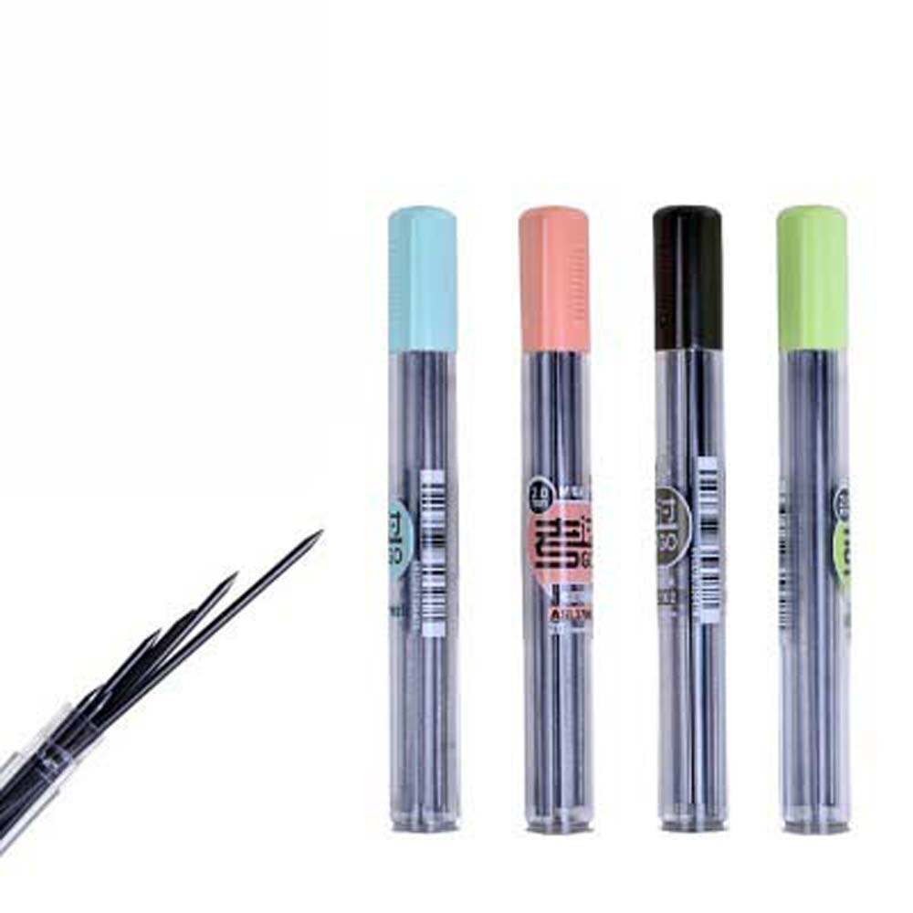 2.0mm 2B Propelling Pencils Candy Color Mechanical Pencil Drawing Writing For Kids School Supplies Students Stationery