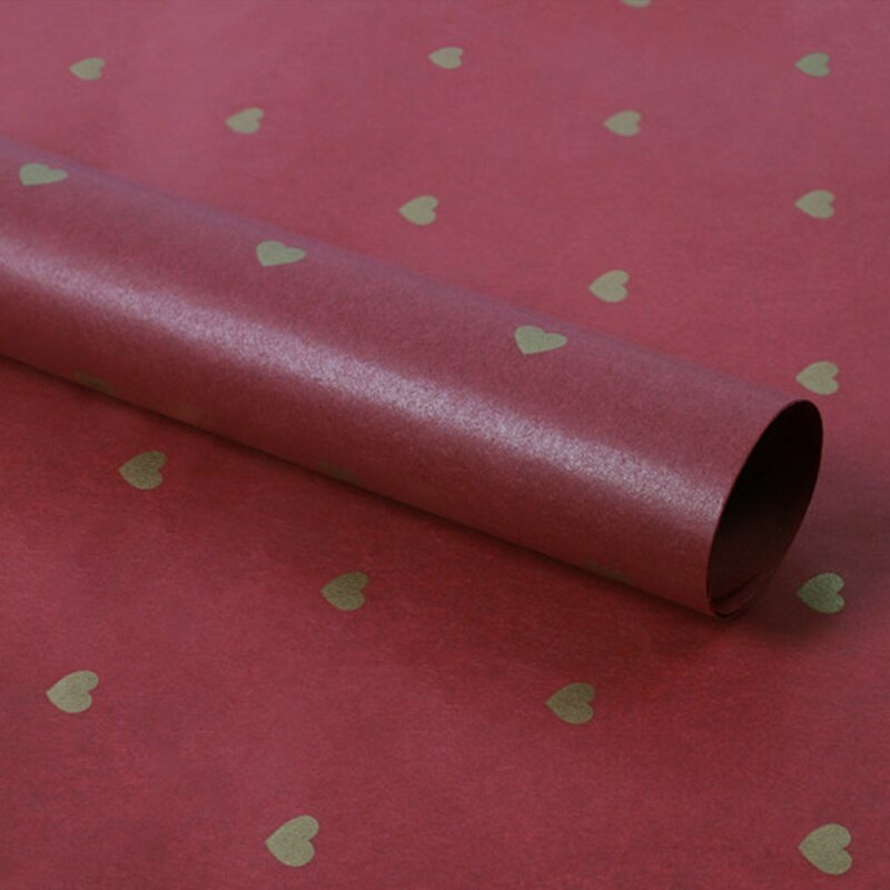 Floral Packaging Material Handmade Wrapping Paper Dot Star Pattern Love DIY Craft: 01