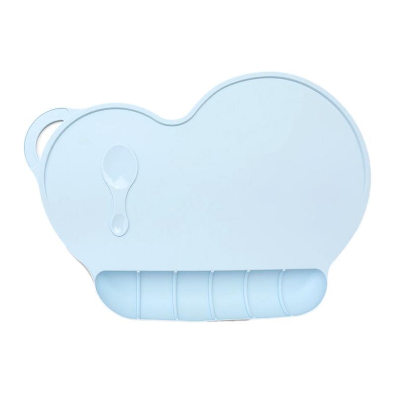 1 Pc Kids Silicone Placemat Dinnerware Table Mat Portable Food Mat Pad Waterproof Heat Insulation Easy Cleaning: 03