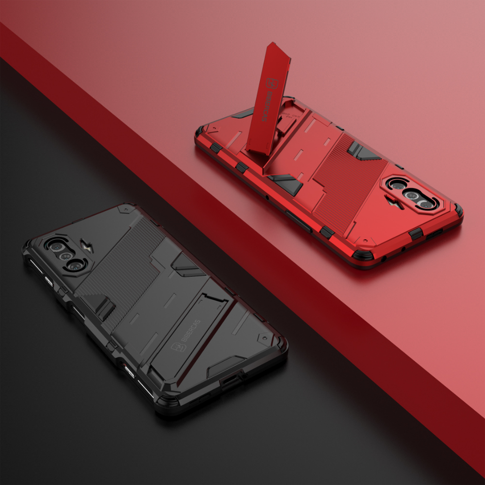 Armadura a prueba de golpes resistente TPU parachoques Fundas cubierta para Xiaomi Poco F3 GT Redmi K40 K 40 Gaming funda PC soporte Coque carcasa