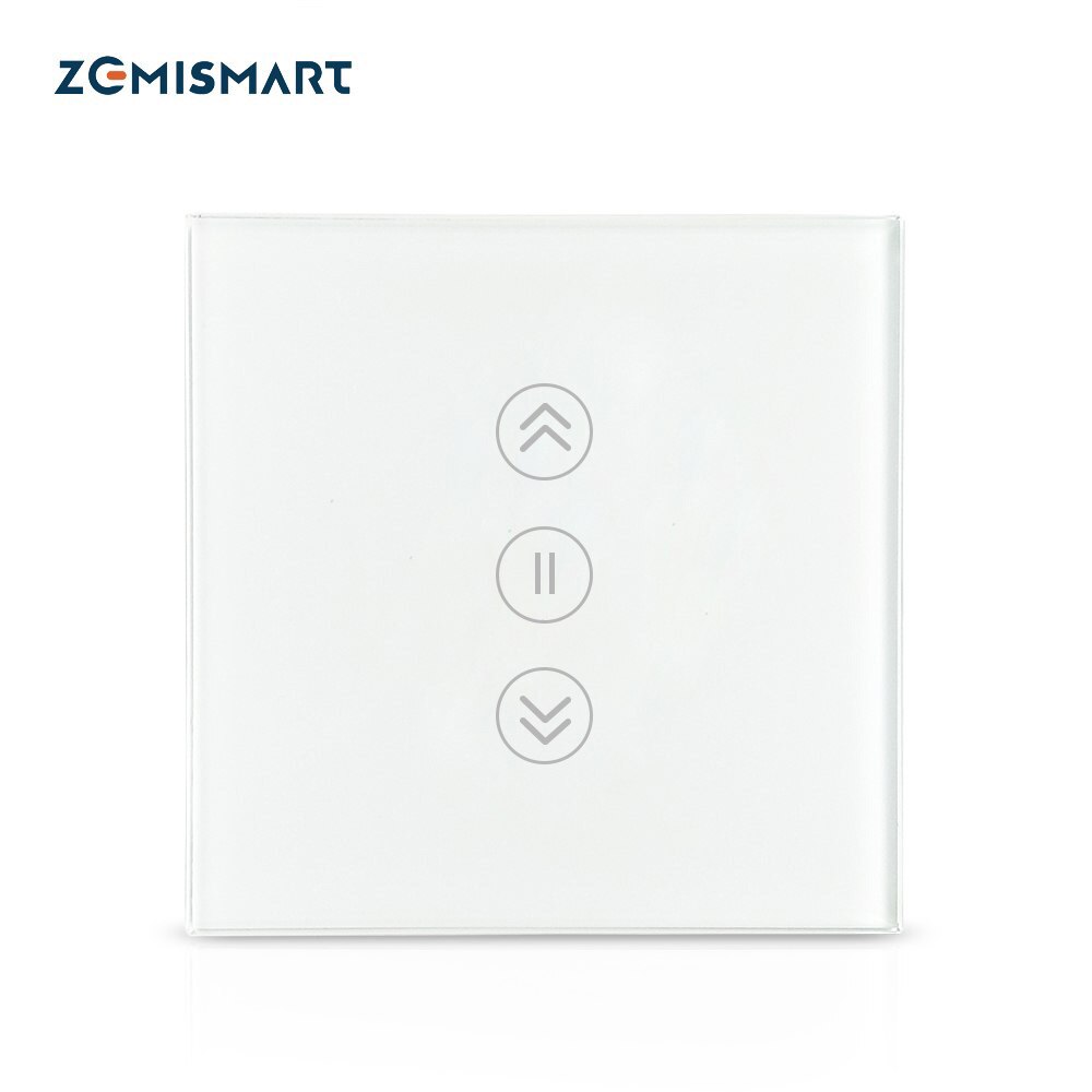 Zemismart Tuya Zigbee Smart Curtain Switches Neutral Required Roller Shade Motor Alexa Google Home Remote Control
