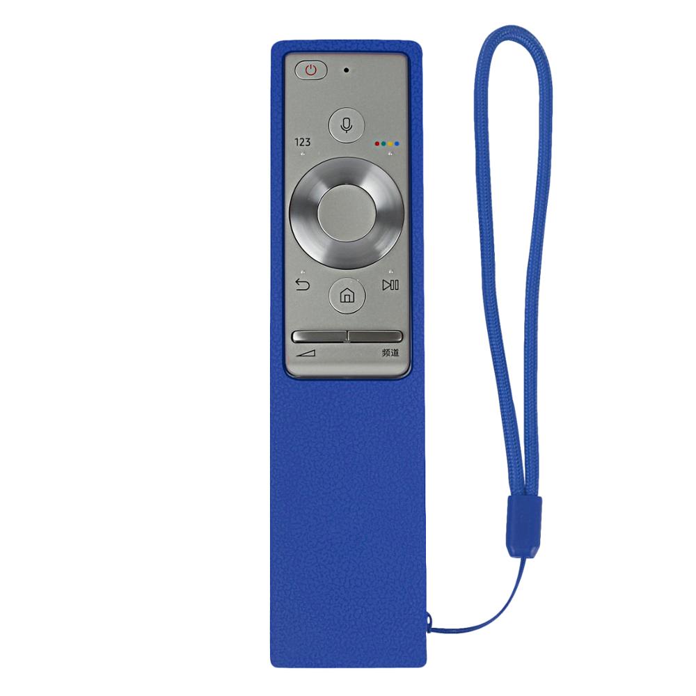 Zachte Beschermhoes Voor Samsung Qled Tv Afstandsbediening BN59-01272A BN59-01265A BN59-01270A BN59-01291A Shockproof Case: Blue